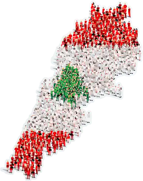 Map of Lebanon